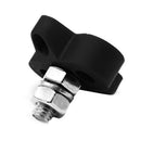 48V Bus Car Boat RV Single Heavy-Duty Terminal Studs M8 (5/16") W/ Screws Black