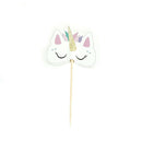 24X handmade head cupcake toppers crown heart cake party supplies BX