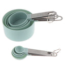 8PCs Measuring Cups Spoons Kitchen Baking Cooking Bakeware Kitchen Tools Set Gw