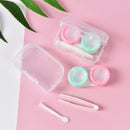 Colorful`Transparent Portable Contact Lens Case Box`Storage Box Holder Container
