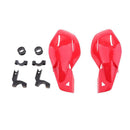 Motorcycle ATV 22mm Handlebar Hand Guard Protector Wind Shield Red