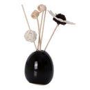 Creative Artificial Flower Ceramic Vase Essential Oil Perfume Holder Black