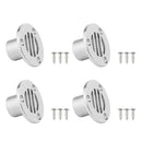 4pcs Floor Drain Marine Grade 316 Stainless Steel Boat Ship Yacht 7/8inches