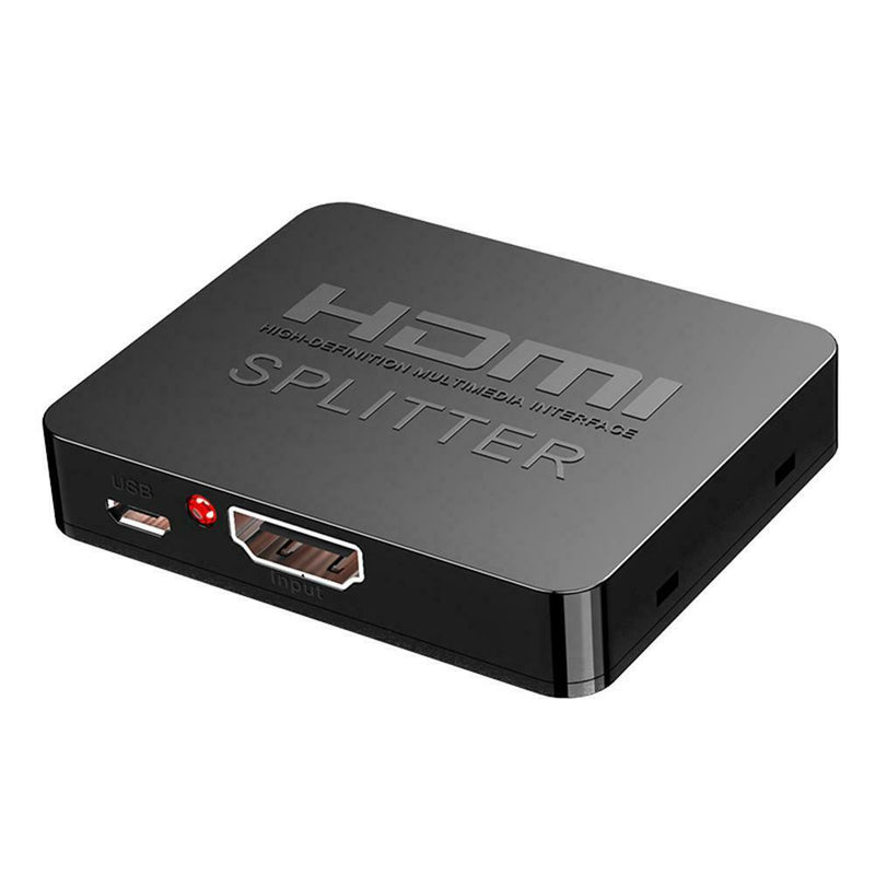 HW-HD102M HDMI Mini Splitter 1 Input 2 Output 4K x 2K Dual HDMI Adapter