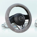 Plush Winter Warmer Car Steering Wheel Cover Protective Sleeve Wheel Protector