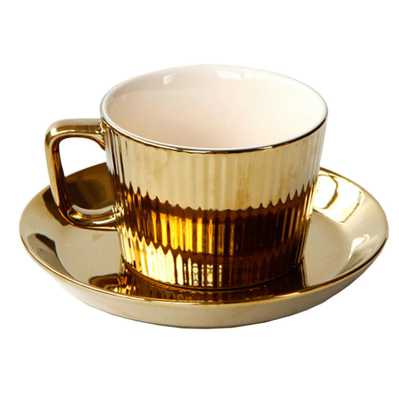 Gilded Tea / Coffee Cup And Saucer, Coffee Cup In