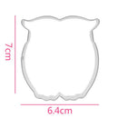 owl shaped stainless steel cutter biscuit cookie mold baking decor tool JR MO