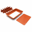 Brownie Non-stick Baking Pan with Built-In Slicer / Cutter (Large)