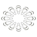 24pcs Shower Curtain Rings Curtain Rod Roller Ball Hooks Metal Bathroom cvb DQF