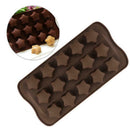 15 Loch Silikon Sternform Kuchen Dekorieren Formen Y2Z0 Back Cookies Schoko J8J4