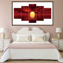 Sunrise 5D DIY Full Drill Diamond Painting 5-pictures Combination Kit Craft