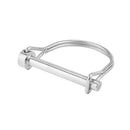 New 8x70mm 316 SS Round Arch Locking Pin Safety Coupler Pin Yacht Hardware