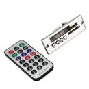 DV12V Car MP3 Decoding Board with Remote Control Aux Player Usb/Sd/Audio Fm
