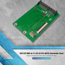 1.8 inch ZIF/CE SSD to 7+15 22 Pin SATA Male Converter Card Adapter Board