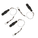 3pcs Snap Release Clip with Line Leader, Adjustable, Padded Clips for Outrigger