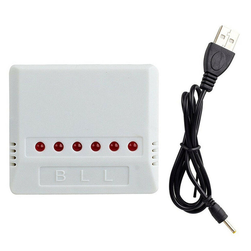 1x 3.7V RC Balance Battery Charger LiPo Drone Parts for Syma X5C Hubsan H107