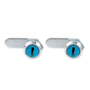 2 Pcs Keyed Alike Cupboard Mailbox File Cabinet Desk Drawer Cam Lock + 2 Ke E2L9