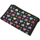 Cute Colorful Love Heart Polyester Comestic Makeup Storage Travel Bath Orga B8Y1