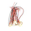 20PCS 12mm Piezo Elements Sounder Sensor Trigger Drum Disc + wire copper S Ew