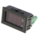 2pcs LED Digital Voltmeter Ammeter DC 0-100V 0-20A Amp Volt Meter R/R+R/B