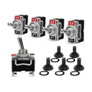 5X Toggle Switch Heavy Duty 125V 20A SPST 2 Terminal Waterproof Car ATV OFF Q6K1