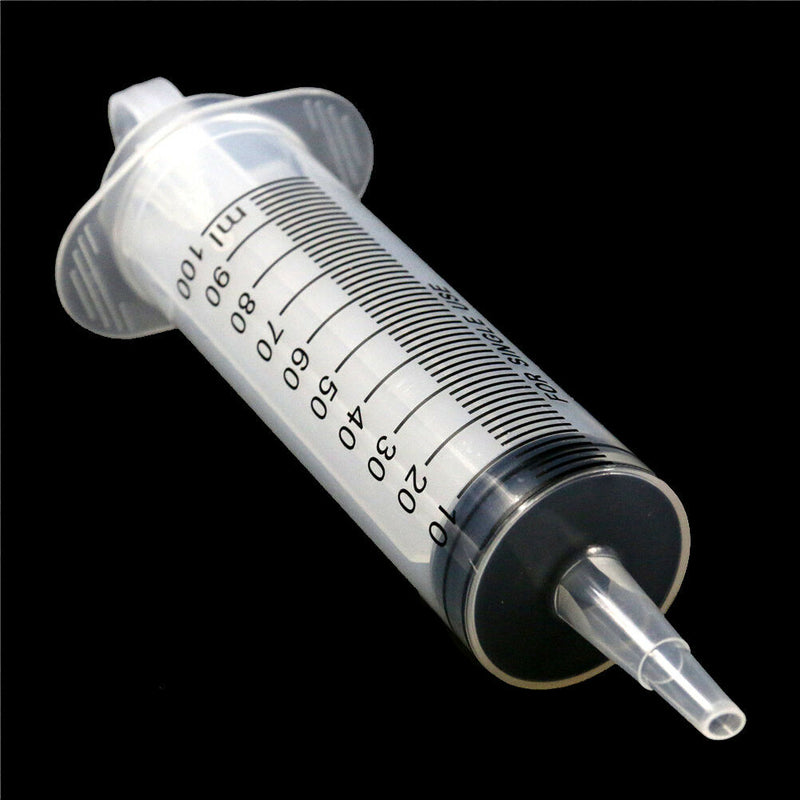 100ML Plastic Large Syringe Measuring Nutrient Sterile Reusable Kitchen Tool Ew