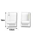 Plastic Magnetic Paper Towel Roll Holder Napkin Rack Kitchen Bath Tool Disp C2V8