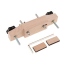 Wooden Stainless Steel Guitar Bridge Install Clamp DIY Luthier Tools Set
