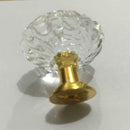 6Pcs Clear Crystal Glass Door Pull Drawer Knob Handle Cabinet Furniture 29mm