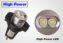 6W Angel Eyes LED Headlight Marker Halo Ring Light Bulb For BMW E90 E91 3 Series