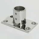 2Pcs 90 Degree T Type 22Mm 7/8 inch Rectangular Base Stainless Steel Boat Y Q3P1