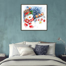 5D DIY Full Drill Diamond Painting Christmas Snowman Cross Stitch (B1463)