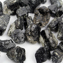 Lots Black Natural Tourmaline Stone Quartz Crystal Mineral Rough Design 100g Hot