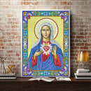 5D DIY Special Shaped Diamond Painting Religious Cross Stitch Mosaic Kit