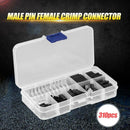 310pcs 2.54mm Terminal Connector Cable Cord Jumper Wire Pin Header Housing Kit