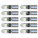 10pcs Car T5 3 LED SMD Light Bulbs Replacement for Instrument Cluster Lamp