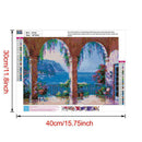 5D DIY Full Drill Diamond Painting Landscape Cross Stitch Craft Kits (04)
