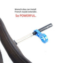 Bike Schrader Valve Presta Valve Bicycle Wheel Converter Nut Rim Conversion Nut