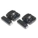 2pcs Door Safety Rotate Bolt Latch Gate Latch Door Slide Lock Brushed Finish