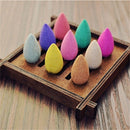 45xNatural Bullet Sandalwood Fragrance Incense Backflow Cones Tower Buddhism lia