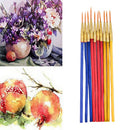 10Pcs/Set Fine Hand-painted Thin Hook Line Pen Drawing Art Pens Paint Brush JC.