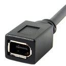 10Cm 1394 6Pin Female To 1394B 9Pin Male Firewire 400 To 800 Cable Black