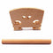 15Pcs Violin Parts Ebony Wood 4/4 Violin Parts Accessories Bridge Chin rest