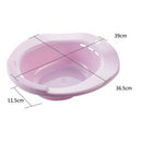 Sitz Tub Basin on Toilet for Pregnant Maternity Hemorrhoids Therapy Pink