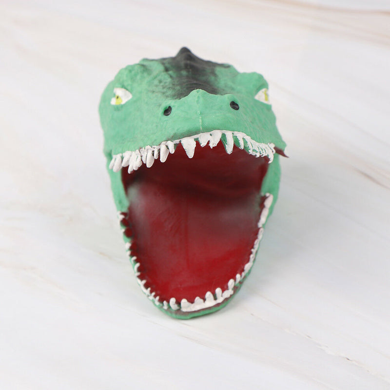 Soft vinyl TPR crocodile hand puppet animal head hand puppets kids Toys g ME