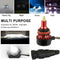 Pair H11 H8 H9 1800W 270000LM 4-Sides LED Headlight Kit Hi/Lo Power Bulb 60 3C