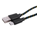 Black Micro USB 5 Pin Data Charger Cable Cord 3 Meter