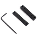 Adjustable Pom Nut Slotted for 4 Strings Bass Guitar Replacement Parts Blac