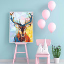 Full Round Drill Diamond Painting DIY Forest Deer Rhinestone Picture (m599)