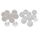 10PCS Safe Outlet Plug Protective Covers for Baby Proof Electric Shock 3 Pin
